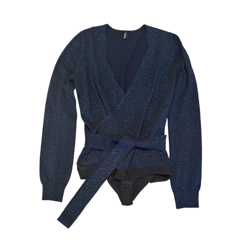 TUXE BODYSUIT WITH REMOVABLE BELT